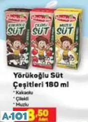 YÖRÜKOĞLU SÜT ÇEŞİTLERİ 180 ML YÖRÜKOĞLU SÜT ÇEŞİTLERİ 180 ML
